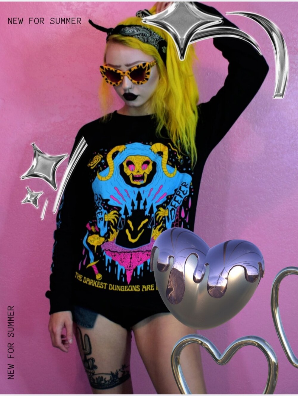 Wizard of Blarg "Dungeon Minded" Long Sleeve Tshirt Unisex Size Medium